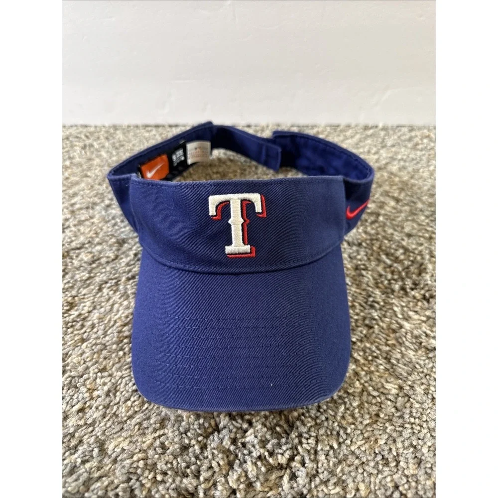 Nike Texas Rangers Blue‎ Red Black MLB Baseball Visor